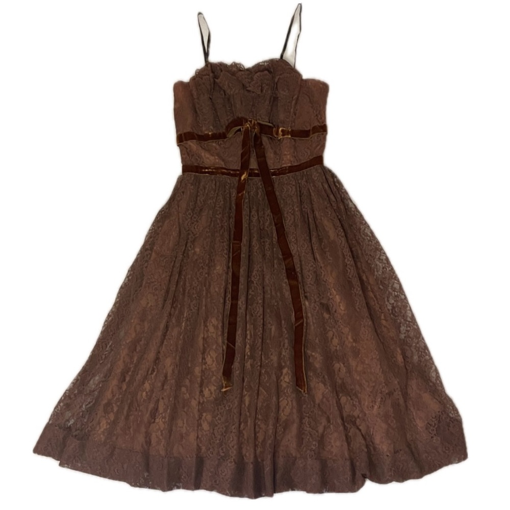 Gay Gibson Lace Cocktail Dress 1960s